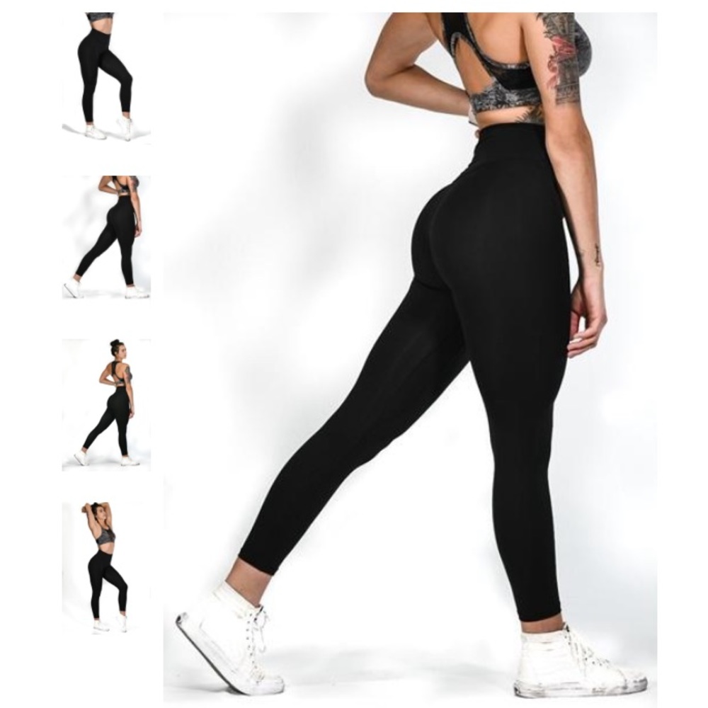 Till you collapse scrunch booty leggings in black